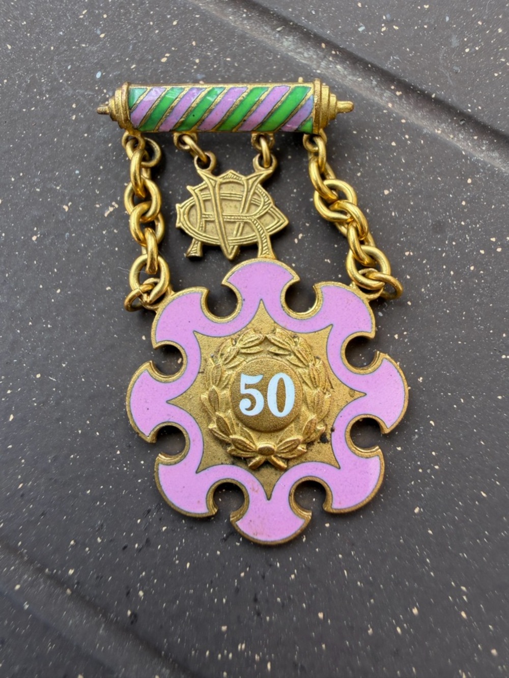 Vintage Odd Fellows Daughters of Rebekah Medals and Bracelet - Picture 5 of 12
